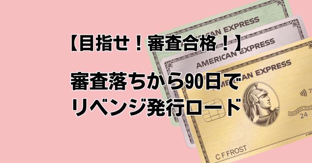 【目指せ！審査合格！】 審査落ちから90日で リベンジ発行ロード